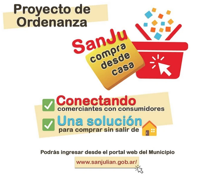 En San Julián proponen conectar desde la web del municipio a comerciantes con los consumidores