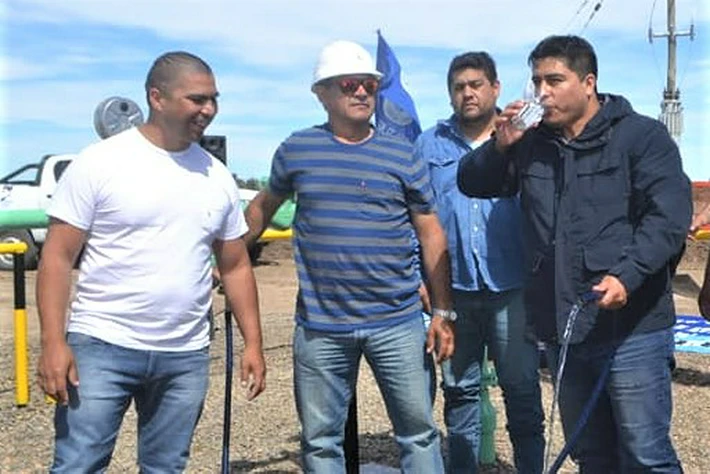 Agua para Caleta: La china Sinopec donó cuatro pozos que fueron inaugurados por el petrolero Vidal