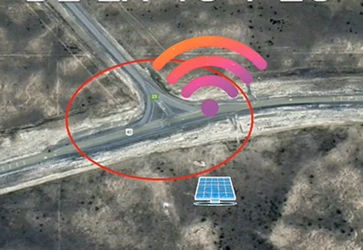 Ruta 40: Instalan internet en el cruce a El Chaltén
