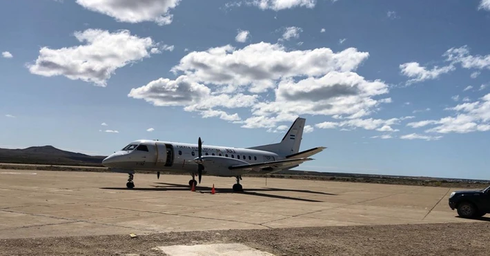 Aterrizó el primer vuelo de LADE en Puerto San Julián