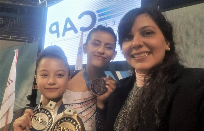 Dos deportistas de Río Gallegos de 10 y 14 años se ganaron un lugar en la selección Argentina de patín artístico