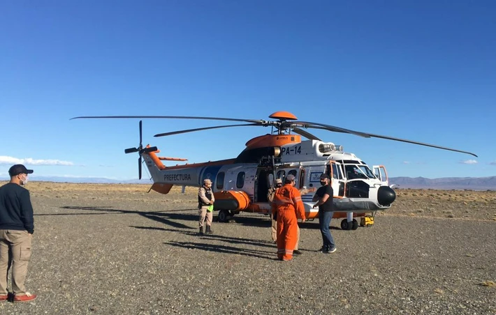 Cómo fue el operativo que montó el Aeroclub El Chaltén, para recibir al helicóptero de la ministra de Seguridad de la Nación