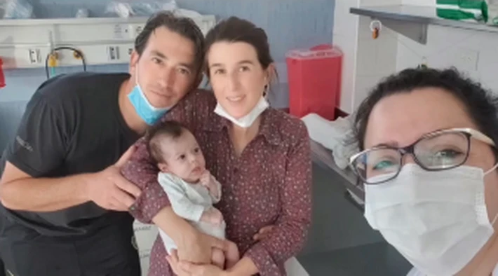 Una beba fue operada de urgencia en el Samic a las 24 horas de nacer y hoy se repone en su hogar