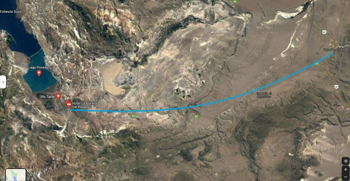 Asfaltarán la Ruta Provincial N° 39 que une Bajo Caracoles y el límite con Chile
