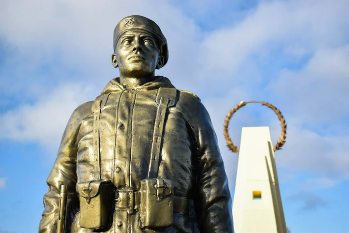 Inauguraron monumento del soldado José Honorio Ortega